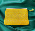 Load image into Gallery viewer, Dusty pink maharani purse with delicate embroidery and cord tassels
