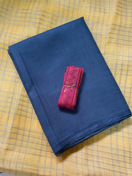 Deep Blue Tulsi Mens Kurta Piece