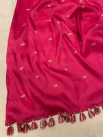Load image into Gallery viewer, Red dainty kasuti saree with intricate embroidered motifs
