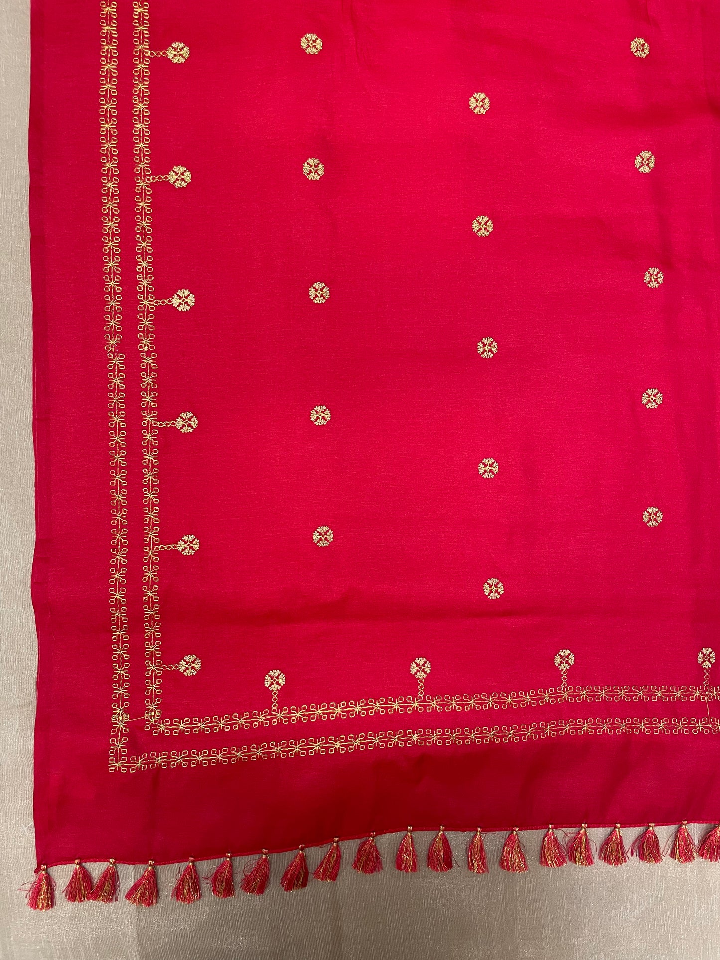 Red Rudra Saree