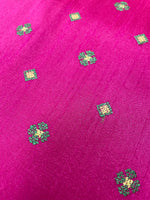 Load image into Gallery viewer, Leaf mayur blouse close-up of detailed embroidery design
