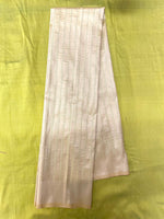 Load image into Gallery viewer, Baby pink kasuti stripes blouse side view highlighting embroidery
