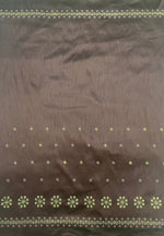 Load image into Gallery viewer, Sea blue kasuti parijat blouse side view highlighting kasuti work
