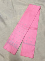 Load image into Gallery viewer, Baby pink peacock kasuti blouse with embroidered peacock design front view
