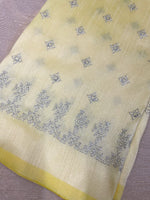 Load image into Gallery viewer, Light yellow pink blouse with peacock motif kasuti embroidery
