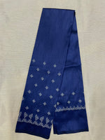 Load image into Gallery viewer, Side view of mango kasuti blouse with peacock embroidery
