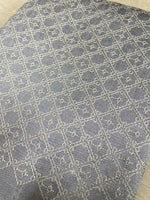 Load image into Gallery viewer, Grey jaali kasuti blouse back embroidery detail
