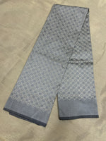 Load image into Gallery viewer, Grey jaali kasuti blouse embroidered front design
