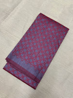 Load image into Gallery viewer, Purple jaali kasuti blouse back embroidery hook detail
