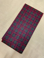 Load image into Gallery viewer, Purple kasuti garden blouse sleeve embroidery detail
