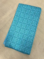 Load image into Gallery viewer, Sky blue kasuti garden blouse sleeve embroidery detail
