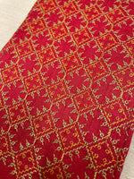 Load image into Gallery viewer, Red kasuti bloom blouse with intricate ethnic embroidery
