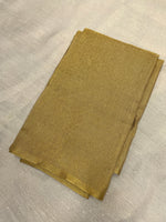 Load image into Gallery viewer, Dark gold tissue blouse with shimmering finish and smooth weave
