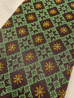 Load image into Gallery viewer, Coffee brown chaya kasuti blouse with intricate floral embroidery
