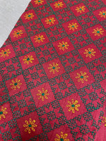 Load image into Gallery viewer, Kumkum red kasuti blouse with embroidered front design
