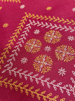 Load image into Gallery viewer, Badige moggu kasuti table set with handwoven embroidery and motifs
