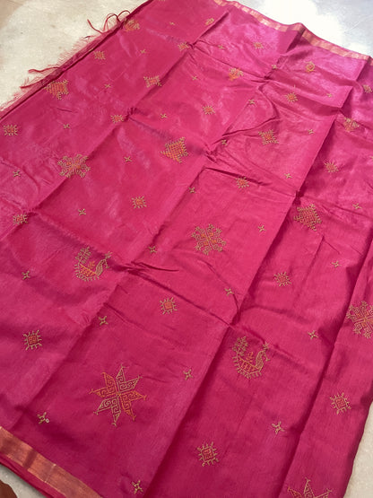 Rani Pink Kasuti Ooru Saree