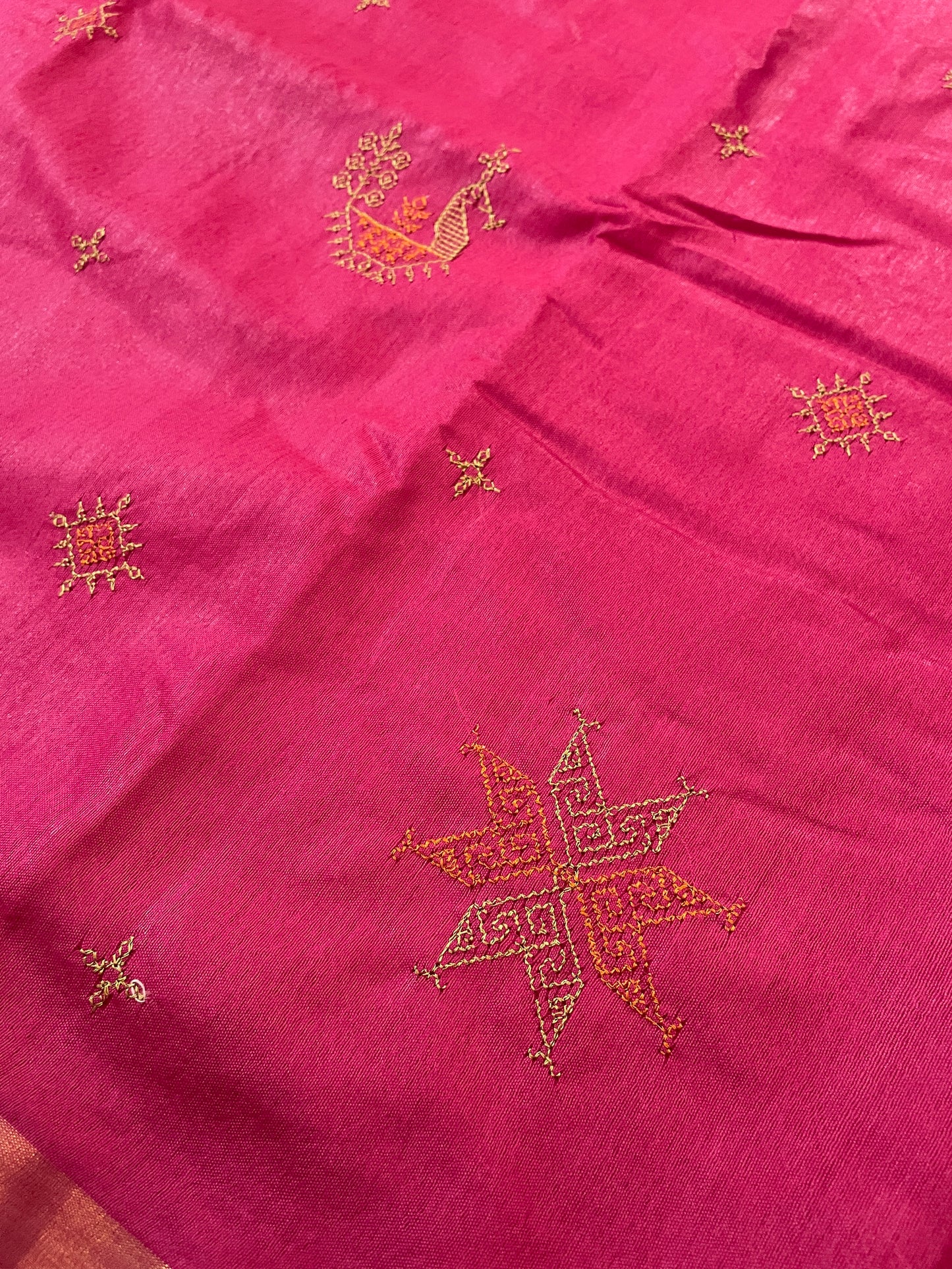 Rani Pink Kasuti Ooru Saree