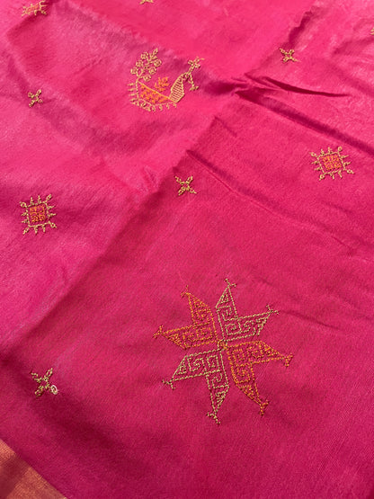 Rani Pink Kasuti Ooru Saree