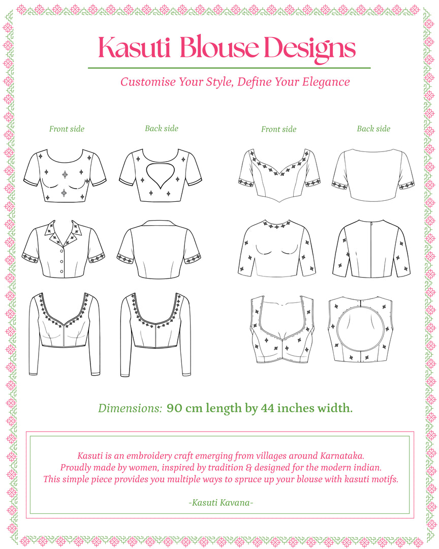 Village Kasuti Stitched Blouse