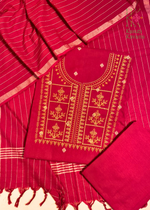 Load image into Gallery viewer, Handloom Cotton Tulsi Checks Kurta Set