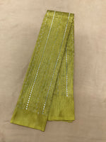 Load image into Gallery viewer, Mustard kasuti stripes blouse with front striped kasuti embroidery
