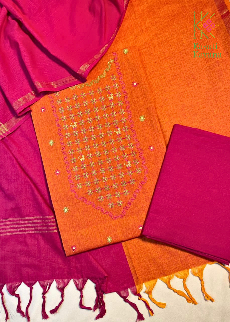 Handloom Cotton Jinki Kurta Set