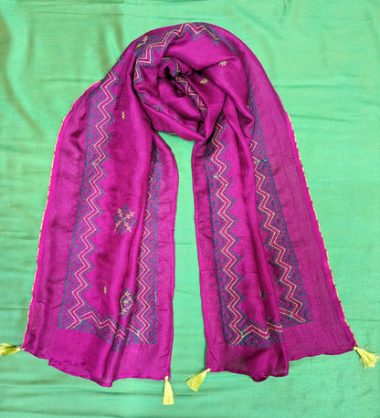 Magenta Classic Stole