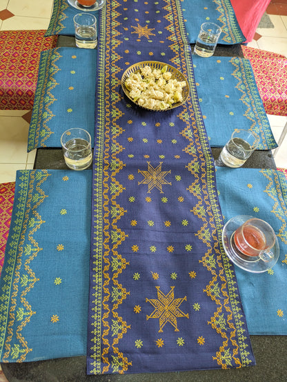 Kaveri Garike Kasuti Table set