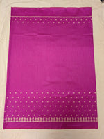 Load image into Gallery viewer, Magenta peacock kasuti blouse back embroidery hook detail
