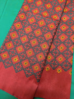 Load image into Gallery viewer, Kumkum red kasuti blouse sleeve embroidery close-up
