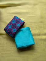 Load image into Gallery viewer, Kaveri ganga jamuna purse featuring side embroidery motif
