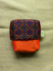 Bhadra ganga jamuna purse with detailed embroidery pattern