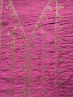 Load image into Gallery viewer, Deep pink kasuti kurti showcasing side embroidery detail
