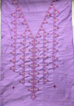 Load image into Gallery viewer, Lavender kasuti kurti with floral embroidery pattern
