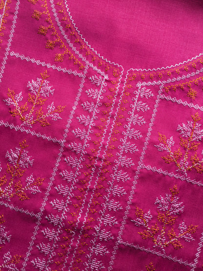 Magenta classic kasuti kurti