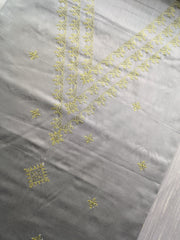 Ash classic kasuti kurti sleeve embroidery detail