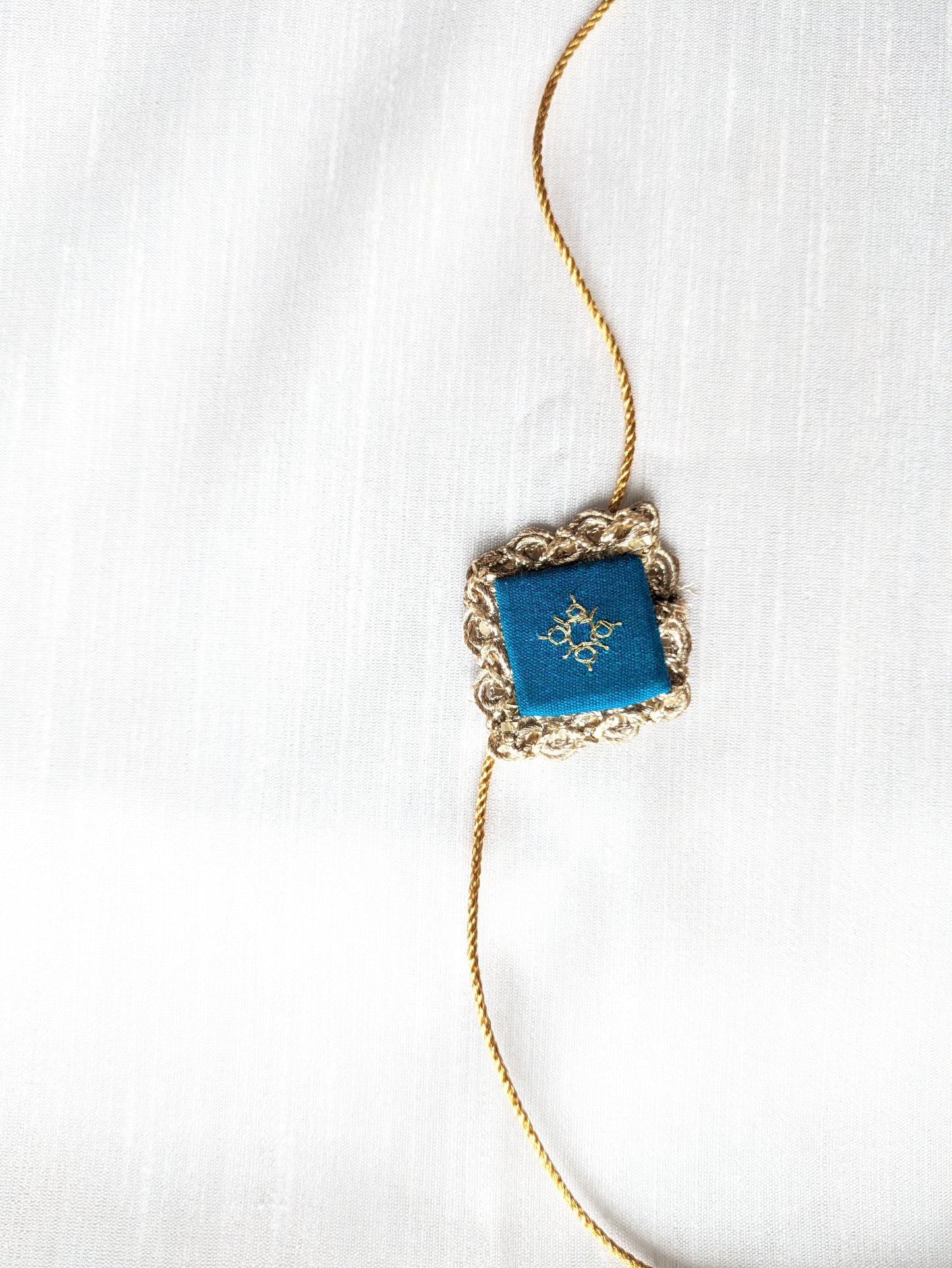 Blue Kasuti Rakhi