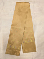 Load image into Gallery viewer, Light beige mayur blouse sleeve embroidery detail

