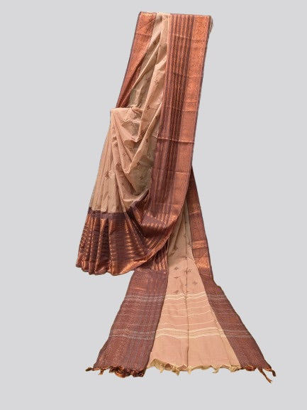 Gulkand Madhuri Kasuti Handwoven Kanchi Cotton Saree