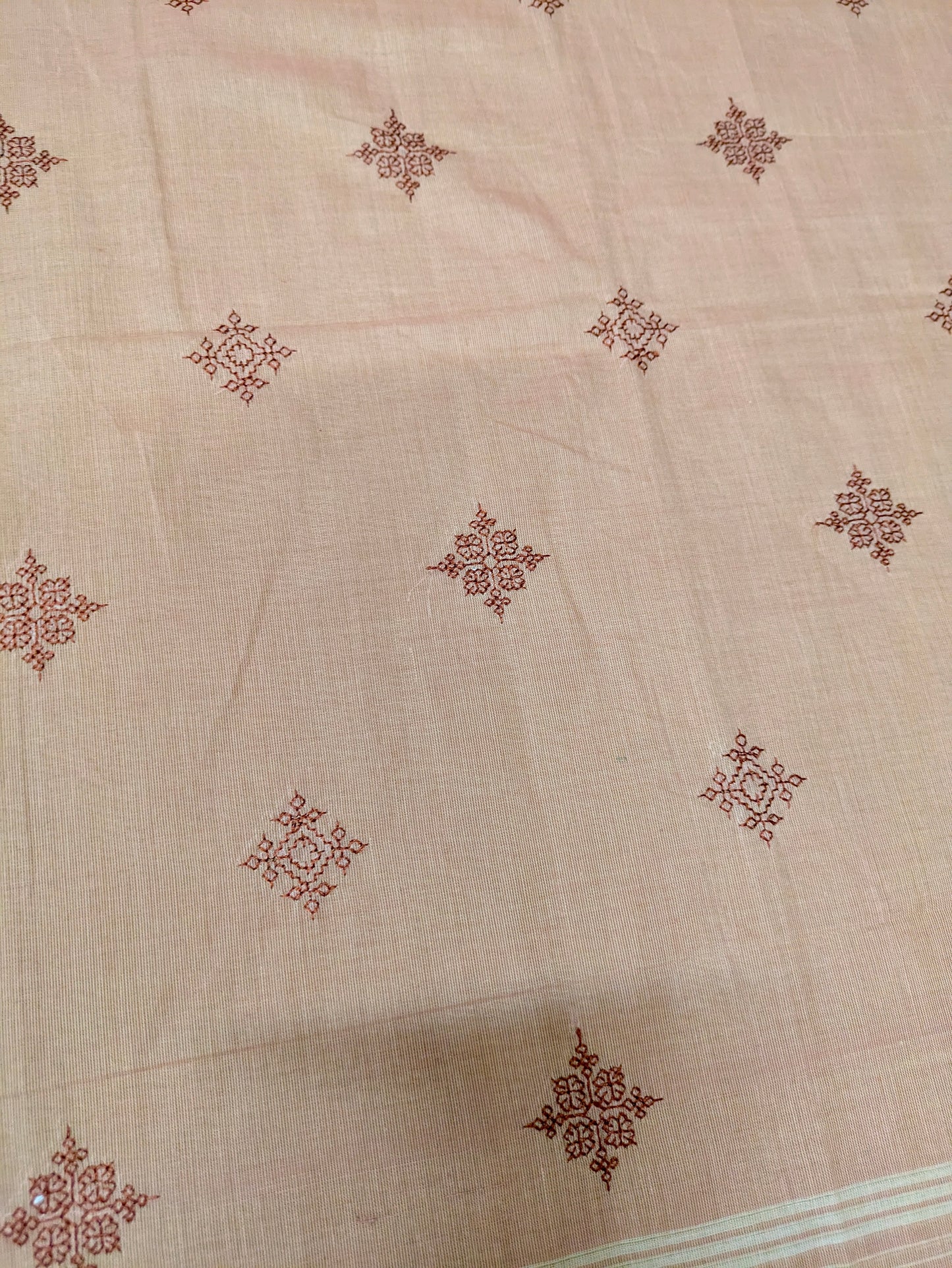 Gulkand Madhuri Kasuti Handwoven Kanchi Cotton Saree