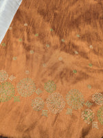 Load image into Gallery viewer, Blouse detail of green manjari saree combo with kasuti embroidery
