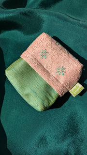 ganga jamuna purse pack of 50 showing striped weave close-up detail