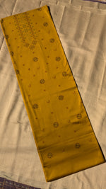 Load image into Gallery viewer, mustard chitrakoot kurta material with close fabric texture
