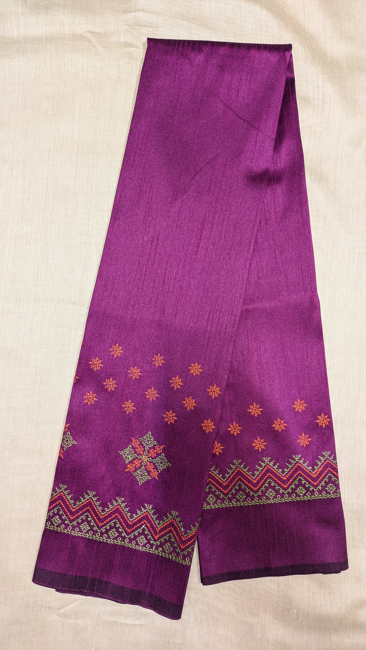Purple Saraswati Kasuti Blouse