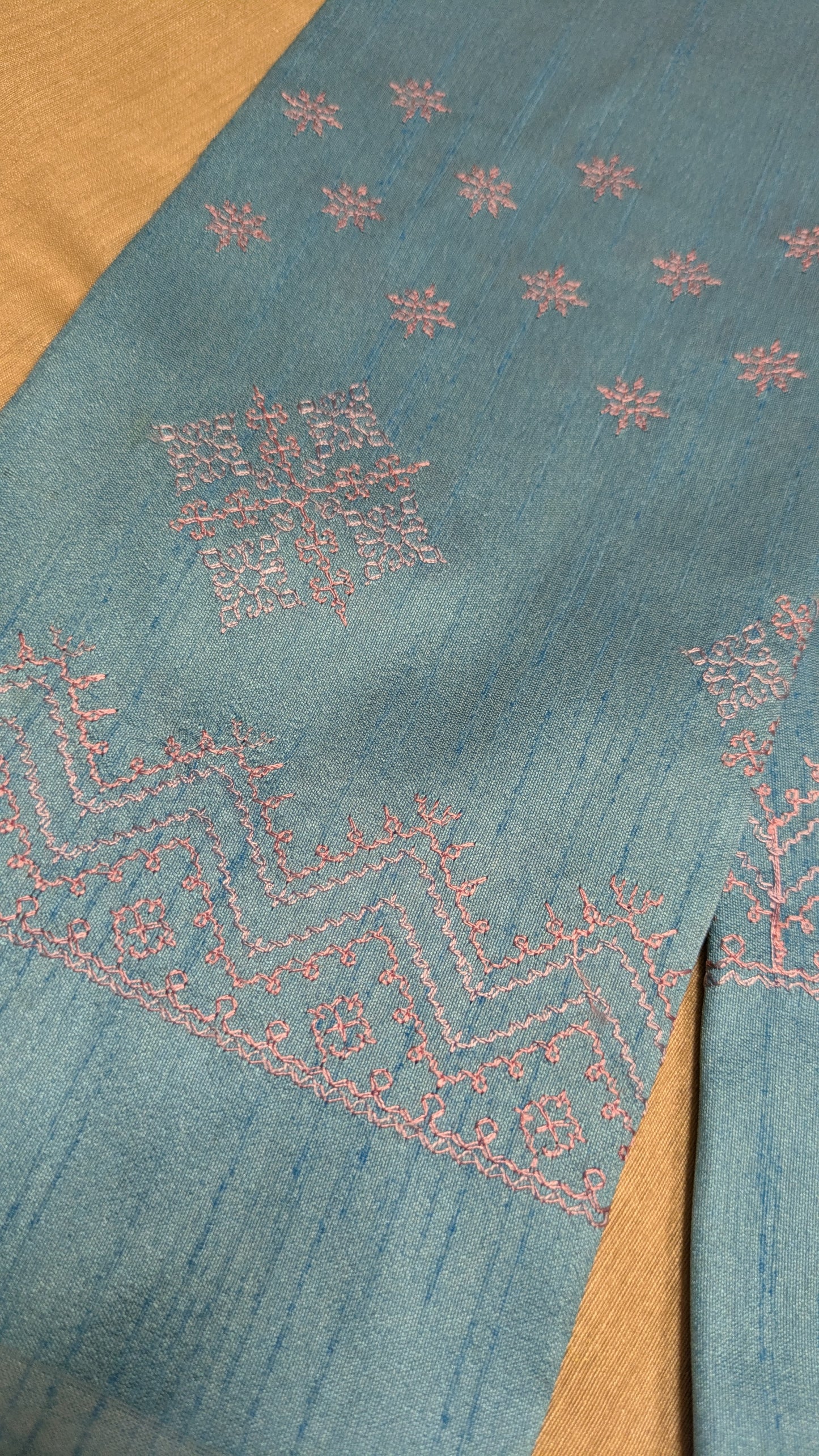 Sky Blue Saraswati Kasuti Blouse