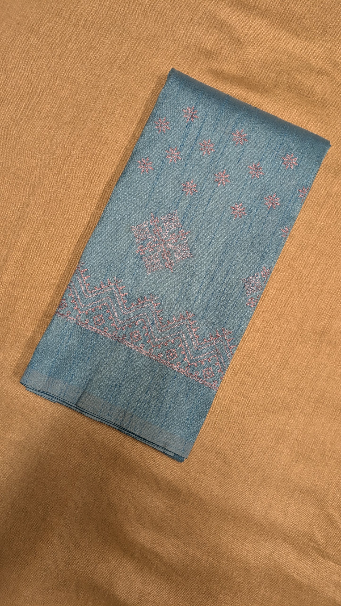 Sky Blue Saraswati Kasuti Blouse