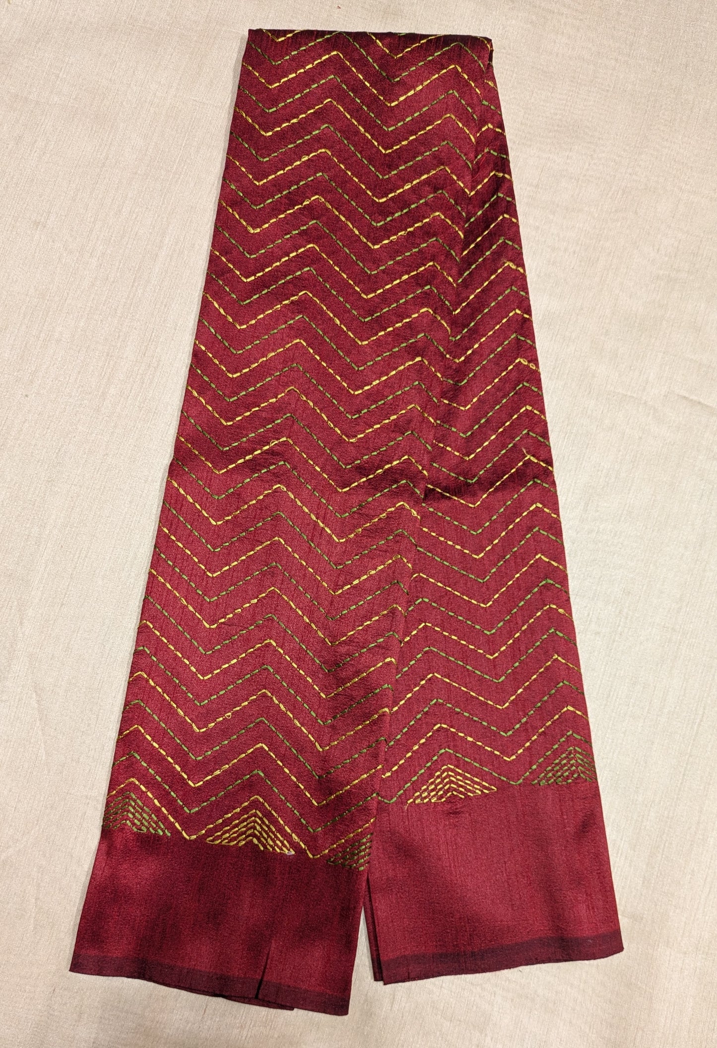 Maroon Kanta Stripes Blouse