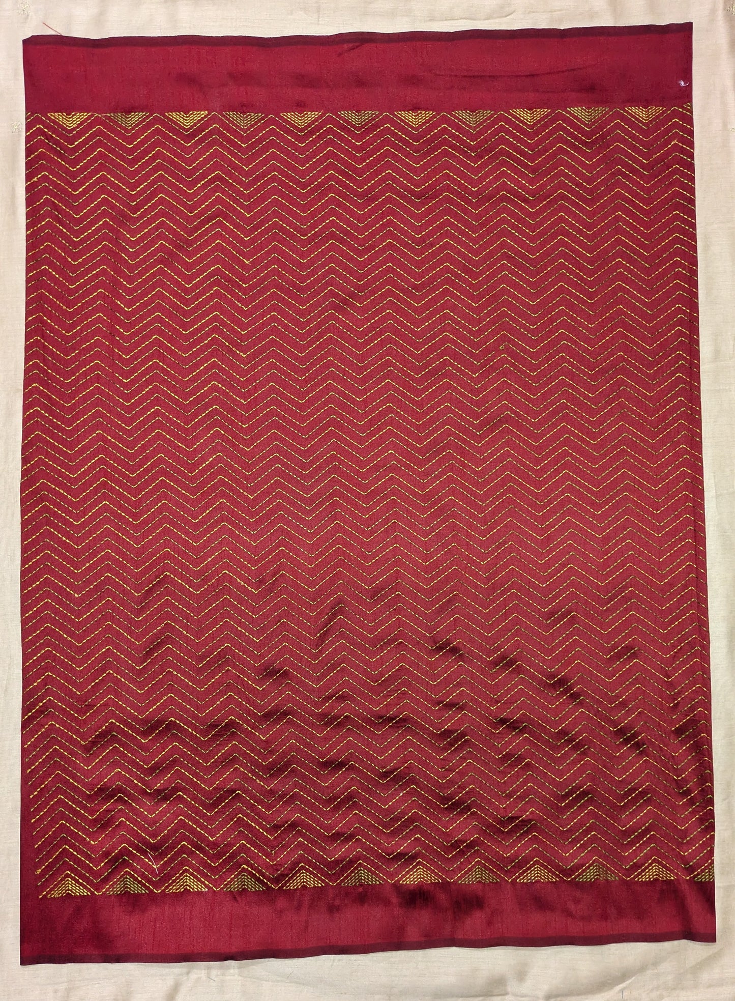 Maroon Kanta Stripes Blouse