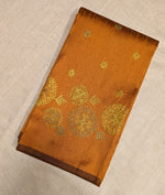 Load image into Gallery viewer, mustard kasuti embroidered manjiri blouse front angle
